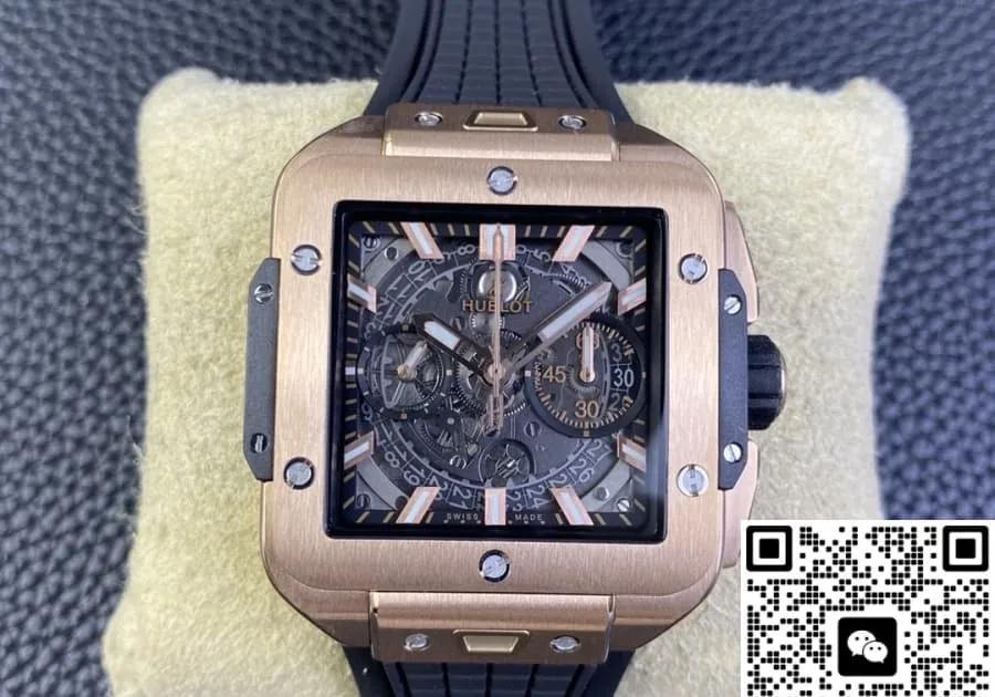 BB Factory Hublot SQUARE BANG UNICO 821.OX.0180.RX 1:1 Best Edition Replica Watch